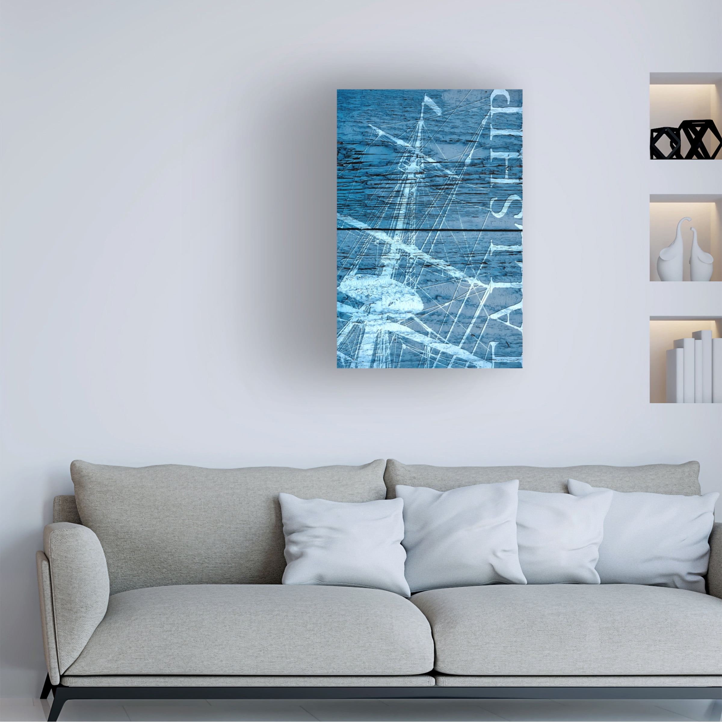 Cora Niele 'Tallship' Canvas Art