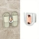 thumbnail image 1 of 1pc, Bathroom Slipper Drain Rack, Light Luxury Wall Mounted No Punching Shoes Drain Rack For Bathroom, Easy Storage Appliance Cord Holder Rack, Behide Door Shoe Rack, Space Saver, 1 of 4