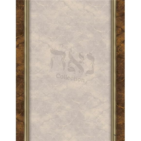 Collection Nua et Cadeaux Papier Design SZ009S - Cuir Gaufré 3 x 4 Po - 50 par Pack