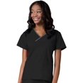 thumbnail image 1 of Maevn Core 1026 Womens Contrast Mock Wrap Scrub Top, 1 of 1