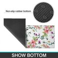 thumbnail image 6 of Pioneer Flower Floral Print Pattern Kitchen Rugs Sets Of 2,Anti Fatigue Kitchen Mat Rugs Non Slip Washable,Decorative Kitchen Floor Mats for Kitchen,Sink,Laundry,17"x30"+17"x47", 6 of 7