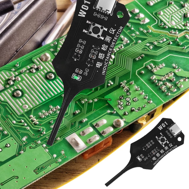 Electronic Circuit Board Inductor Tester with Type-C Power, Compact, Portable, Accurate Inductance Measurement Tool for Electronic Components