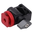 thumbnail image 1 of Camera Monitor Mount, High Strength Portable 1/4in Screw Aluminum Alloy Field Monitor Holder  For VCRS For Phones Silver,Red, 1 of 8