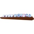 thumbnail image 5 of DECOMIL Military Collectiable Challange Coin Holder, Solid Walnut - Large - 4 Rows, 5 of 6