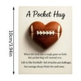 thumbnail image 2 of Hearth & Gear An Elegant Rugby Ornament For Home And Desktop Display Featuring A Modern Design Smart Ornament Retro Ornament Set Initial Ornament Drummer Ornament Dated Christmas Ornament Christmas, 2 of 2