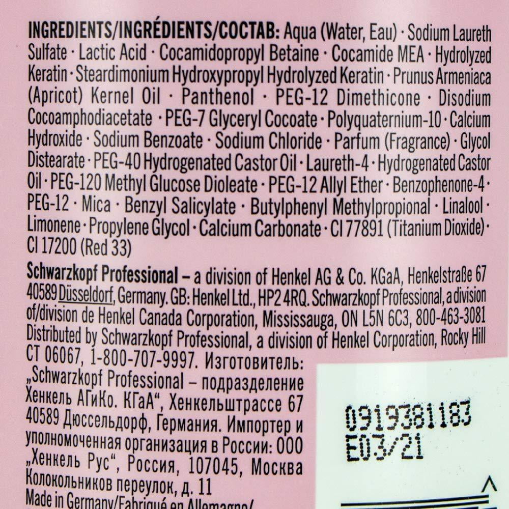 Schwarzkopf Bonacure pH 4.5 Color Freeze Micellar Rich Shampoo, 33.8 oz