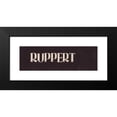 thumbnail image 2 of Winold Reiss 18x8 Black Modern Framed Museum Art Print Titled - Stylized Logo for Ruppert Beer (1935), 2 of 5