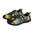 thumbnail image 6 of COEQINE Women Sneakers Running Walking Shoes Black Sole Tennis Shoes for Travel Breathable Trainers Footwear for Travel Outdoor, Abstract Black Cat Starry Night, 6 of 7