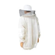 Beekeeping Anti Bee Suit 3 Layer Mesh Breathable Ventilated Protective Clothing Bee Jacket with Removable Safty Veil Hat Suits ,Comprehensive Protection