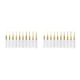thumbnail image 2 of Speravity Pack of 10 Milling Tools Set DIY Reusable 0.8-3.175mm End Corn Kit Anti-abrasion Alloy Bits Replacement Parts Machine Hard Type1 NO1 Speravity CBP191358, 2 of 6