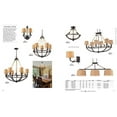 thumbnail image 3 of Elk Home Natural Rope 34" 6-Light Metal Chandelier in Oil Rubbed Bronze, 3 of 5