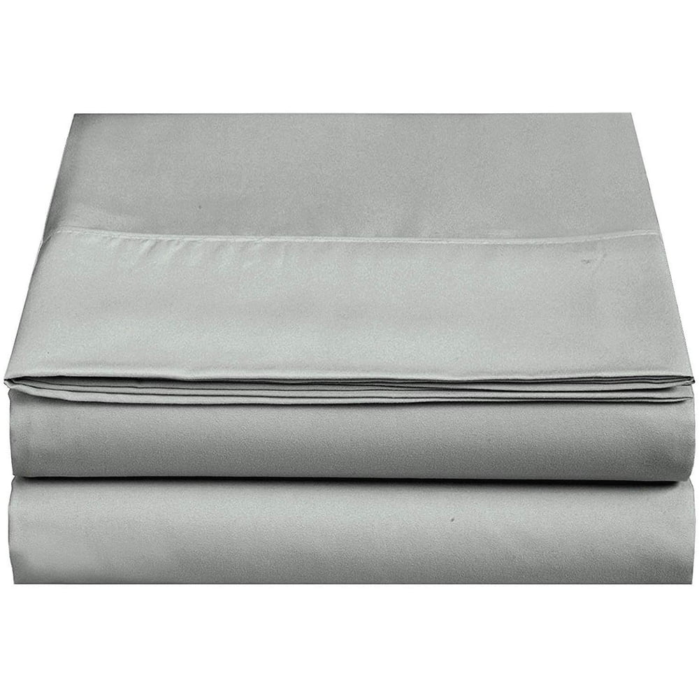 Flat Sheets/Top Sheets (2Piece ), Double Brushed Microfiber,Ultra Soft