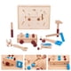 thumbnail image 3 of Kits de herramientas de construcción de modelos, juego de herramientas de madera para niños pequeños, juguetes para desmontar, juego de herramientas, 3 of 6