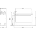 thumbnail image 6 of Sierra Flame PALISADE-36-NG 36 in. See-Thru Palisade Linear Direct Vent Gas Fireplace - Natural Gas, 6 of 6