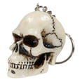 thumbnail image 5 of Pack of 12 Novelty Bone Colored Jointed Homosapien Cranium Skulls Keychains, 5 of 10