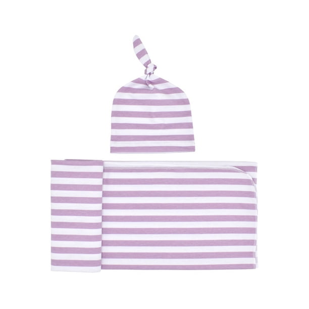 Xihbxyly Bufanda de Algodón para Recién Nacidos, Juego de Manta Personalizada para Bebé, Gorro Fetal Suave, Tela de Algodón Agradable para La Piel, Regalo Perfecto para Recién Nacidos, Seguro y Cómod