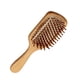 thumbnail image 3 of Cepillo de pelo de paleta de bambú ergonómico, desenredante, alisador, masajeador, cepillo para el cabello, herramienta de peinado, 3 of 14