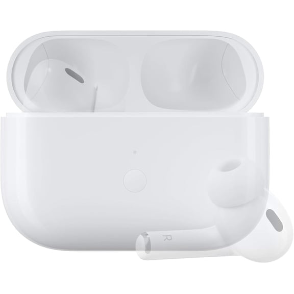Compatible with Airpods Pro 1/2 Charging Case, Charger Case for Airpods Pro 1st & 2nd Generation Replacement, Wireless & Wired Charge, Built-in 660 mAH Battery (No Earbuds)(Light-ning)