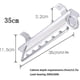 thumbnail image 3 of Telescopic Wardrobe Hanger Rail for Clothes Closet - Heavy Duty Pull Out Clothes Rack Trouser Sliding Hanger, 3 of 5