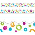 thumbnail image 2 of Trend Enterprises T-92685BN 2.25 in. x 39 ft. Color Harmony Swirl Dots Terrific Trimmers, Pack of 6, 2 of 4