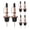 Rose Gold, variant on Premium Liquor Pour Spouts 6 Pack, Stainless Steel Alcohol Bottle Pourers with Dust Caps for Home Bar & Kitchen Oil Dispenser