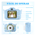 thumbnail image 3 of "Cámara Digital Hd Para Niños Juguete Foto Video Con 64gb Belug Azul ", 3 of 5