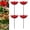 4, variant on Handmade Metal Flower Garden Stake with Bird Bath & Pollinator Water Station, Bee Bath for Outdoor Yard Decor