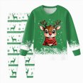thumbnail image 2 of TOWED22 Boys Girls Christmas Pajamas Xmas Graphic Long Sleeve Pant Sets Pjs Kids Holiday Sleepwear, 2 of 5