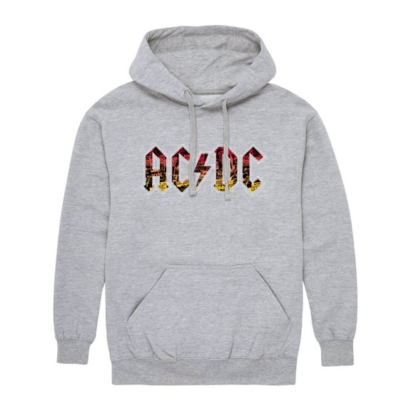 AC/DC - Poster Texture - Men's Fleece Pullover Hoodie