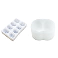 thumbnail image 4 of Double Size Silicone Bottom Shape Molds Ideal For Homemade Custards Gelatin Dessert And Cake Decorations, 4 of 9