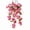 B, variant on Artificial Iris Flower Vine 6ft Hanging Silk Plant for Indoor Outdoor Home Garden Wall Decor Faux Greenery Wreath