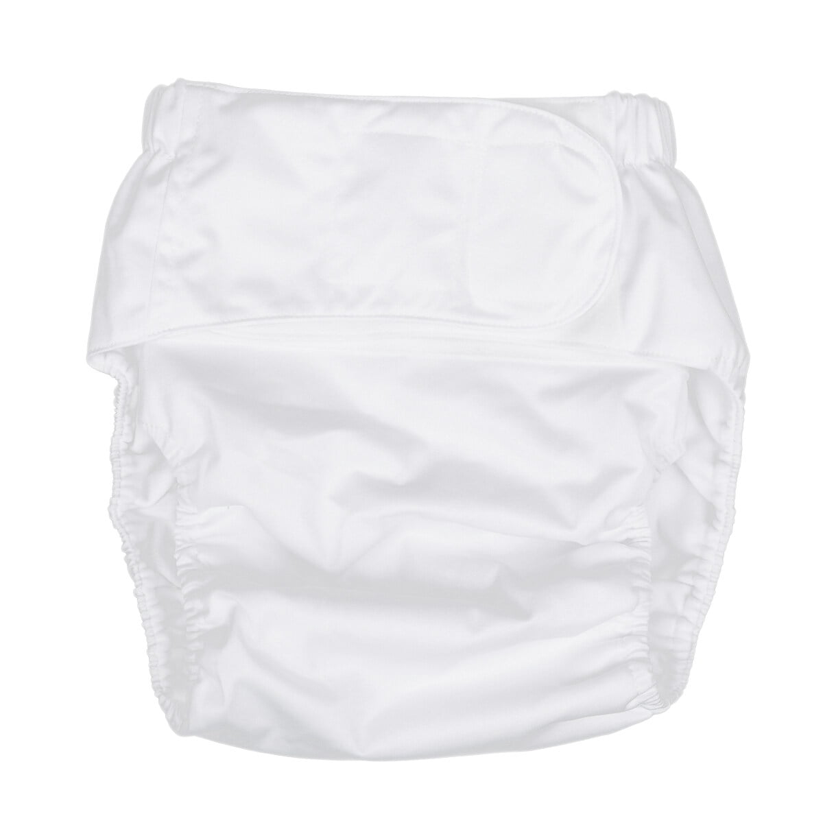 Adult Diaper Washable Incontinent Care Reusable Super Absorbency Nappy Medium Incontinence Underwear Napkin Adult Pants for Elderly (White)