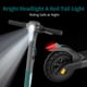 thumbnail image 3 of GOTRAX Scooter Eléctrico para Adultos XR Elite MAX: Neumáticos de 10 ", Alcance Máximo de 20 Millas, Velocidad de 15.5 Mph con Motor de 350 Vatios, Scooter Eléctrico Plegable para Adultos, Gris, 3 of 11
