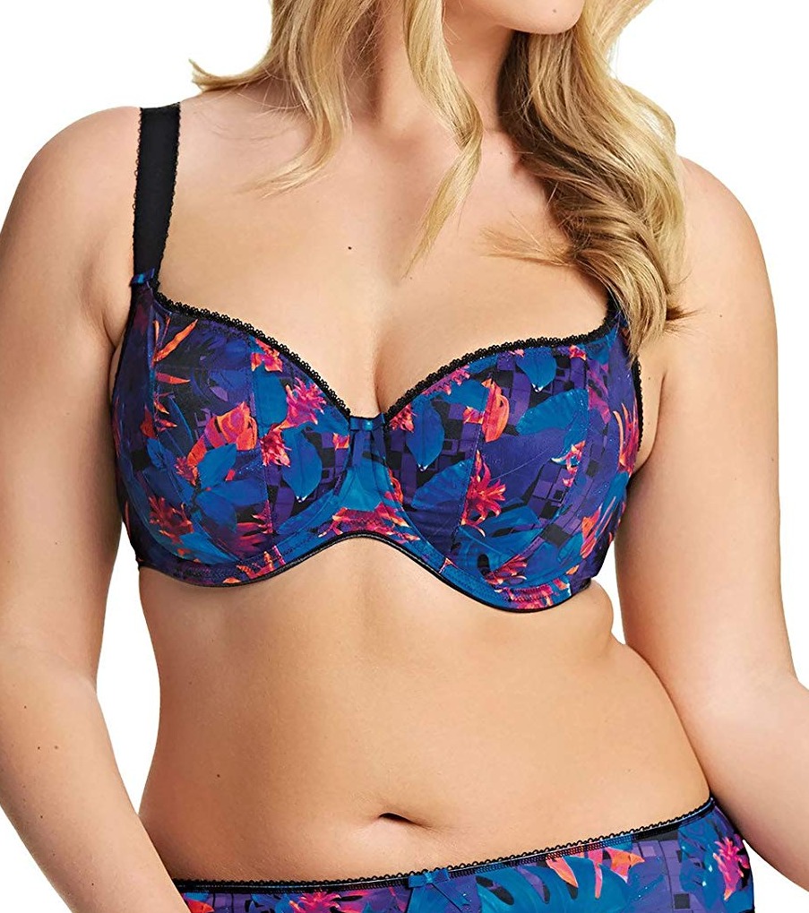 Elomi Womens Bra Pink 38K Underwire Adjustable Full Coverage 38