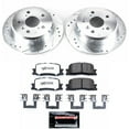 thumbnail image 3 of PowerStop Rear Z36 Truck & Tow Carbon-Fiber Ceramic Brake Pad and Drilled and Slotted Rotor Kit Fits: LEXUS TOYOTA Select Models K2418-36, 3 of 9