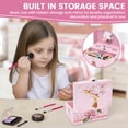 thumbnail image 5 of Musical Jewelry Box,Music Jewelry Box Musical Ballerina Jewellery Box for Girl Music Box with Rotating Ballerina Ballet Birthday Present,Pink,5.83x4.17x3.35 in, 5 of 11