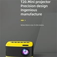 thumbnail image 4 of Nkmbld Full HD Portable Mini Projector, Full HD 1080P Support Cinema Projector, Portable Small Movie Projector, Compatible with iOS/Android/Windows/TV Stick/Box/Usb/HDMI, 4 of 9