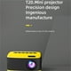 thumbnail image 4 of Miniproyector portátil de bolsillo T20 para cine en casa, 1080P, LED, reproductor multimedia, películas, 3D, HD, 1080P, LED, cine, AV, USB., 4 of 9