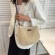 thumbnail image 5 of Bolsos de paja hechos a mano para mujer Bolsa de cesta Likrtyny tejida bolsos de playa bohemios de verano bolsos de lona de marca de lujo para mujer, 5 of 9