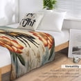 thumbnail image 4 of Super Soft Flannel Fleece Throw Blanket With Bee Themed,Great for Sofas, Couches, Beds, Camping, and Travel, The Whole Room Feels Soft and Cozy 40"x50", 4 of 6