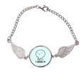 thumbnail image 1 of Mira con seriedad esa cara bonita. Pulsera pulsera pulsera alas de ángel pulsera, 1 of 3