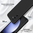 thumbnail image 3 of XUCP-Case Compatible with Samsung Galaxy S23 FE, Silky-Soft Touch Full-Body Protective Phone Silicone Case, Shockproof Cover with Microfiber Lining, Black, 3 of 4