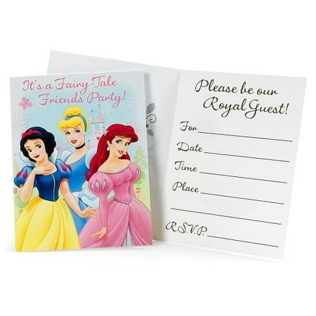 - Disney Princess 'Fairy-Tale Friends' Invitations (8ct)