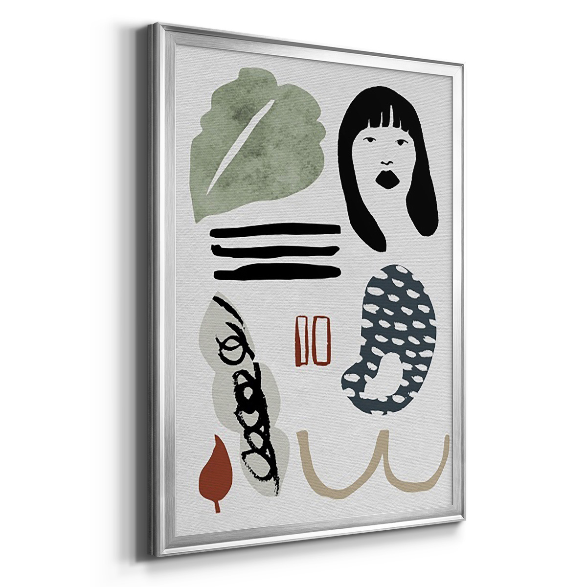 Collected Mindfulness II Premium Framed Print, in Gold, Black, or Silver - Ready to Hang
