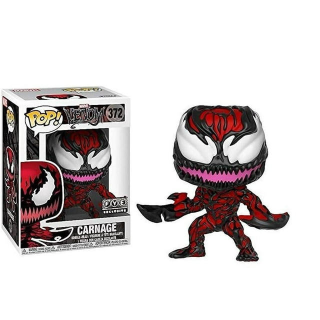 Funko Pop Movies: Venom - Carnage with Axes Figura coleccionable, Multicolor Funko Funko Pop Carnage Exclusivo Fye Nuevo Original