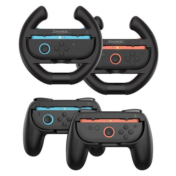P6u DOBE TNS-5109 For Nintendo Switch 2 4 in 1 Left Right Joy-Con C2E Controller Racing Wheel Grip H
