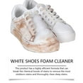 thumbnail image 5 of Under$1! Danhjin Shoe Cleaner Cleaning Kit Powerful Foam for White Shoes, Fast Dry Removes Stains Dirt and Odors from Leather Canvas Mesh and Rubber 100ml, 5 of 9