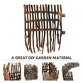 thumbnail image 6 of GOOHOCHY Miniature Fence for Fairy Garden Made of PVC Brown Color Great for Decor Use 10 Pieces, 6 of 6