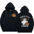 thumbnail image 1 of Chandail à Capuchon Citrouille d'Halloween Sweat à Capuche Hommes et Femmes Tendance Drôle d'Halloween Mode Polaire Chandail à Capuchon à Capuche, 1 of 1
