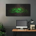 thumbnail image 5 of Luxe Metal Art 'Emerald Boom' by Epic Portfolio Metal Wall Art, 48"x24", 5 of 9